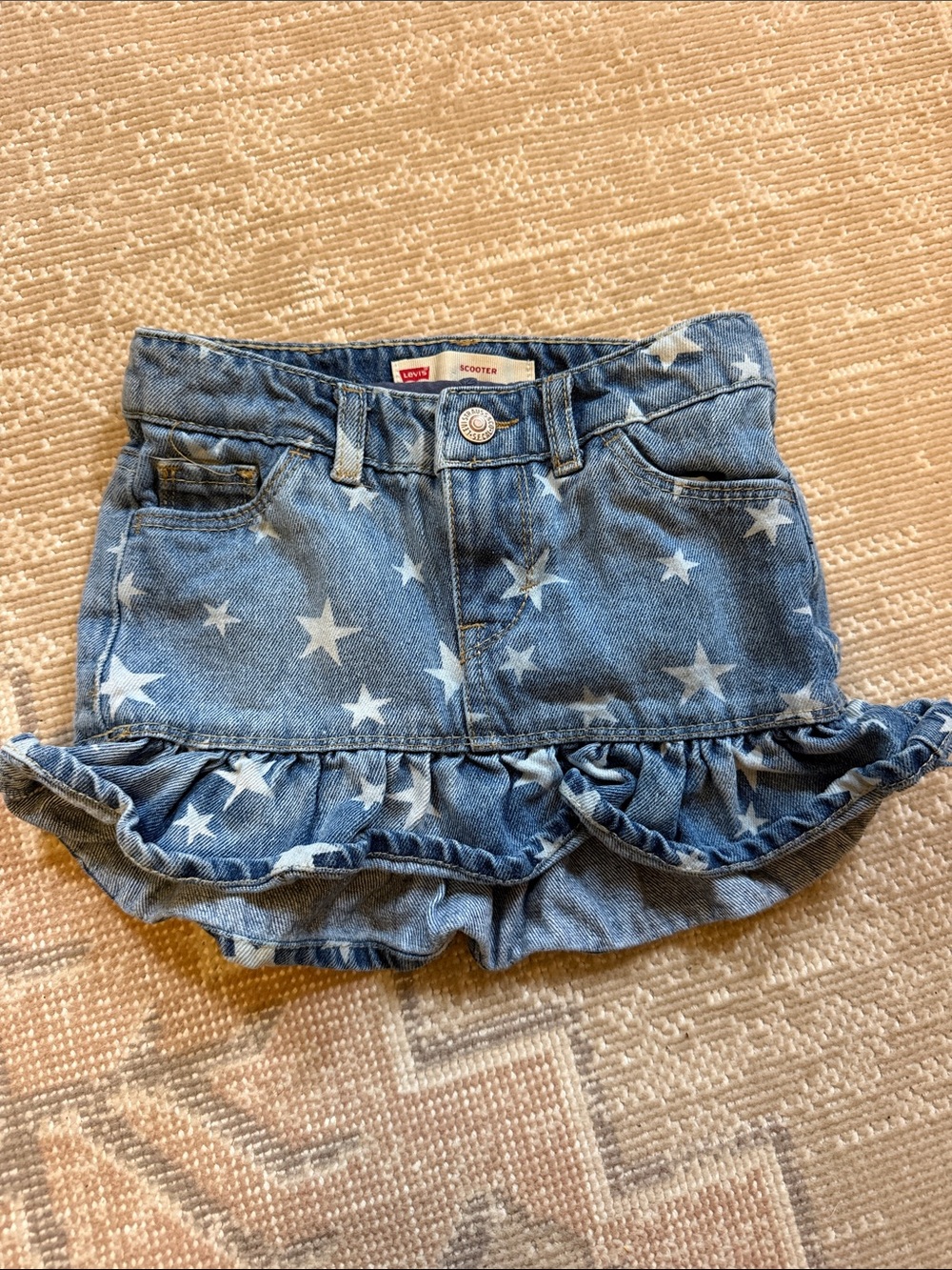 Levi’s toddler scooter skirt skort 4t stars